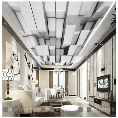 Beibehang Customized 3d photo wallpaper 3d ceiling murals beauty type 3 d cube condole top fashion wall paper 3d room wallpaper