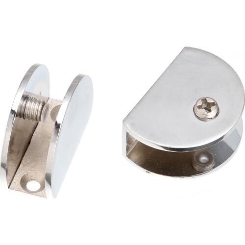 4 Pcs Stainless Steel Glass Clamp Holder For Window Balustrade Handrail25*18*14 mm Best Selling