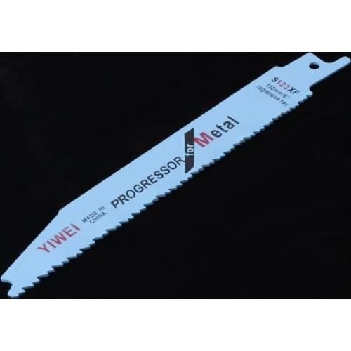 5 Pcs 152mm 6\" Progressor Reciprocating Saw Blades S123XF For Metal Cutting Dropshipping