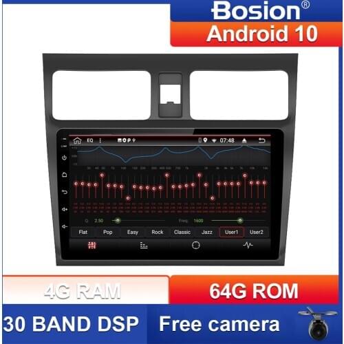 Bosion PX6 Android 10 DSP Car Radio Multimedia Player For Suzuki Swift 2005 2006 2007 2008 2009 2010 Navigation GPS 1 din Radio