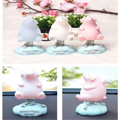 Dumbo Automotive Interior Center Console Cute Car Shaking His Head Ornaments Supplies Fine