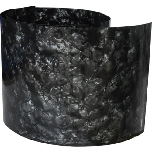 Gauge 0.46mm Diamond Black Celluloid Sheet Drum Wrap For Guitar Drum Luthier 62x16in