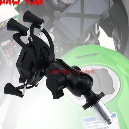 Phone Holder USB Charger for YAMAHA XJ6 Diversion MT10 MT-125 V-MAX 1700 BT1100 BULLDOG Motorcycle GPS Navigation Bracket