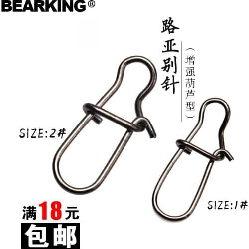 Hot 100pcs/lot bearking nice Snap Fishing Barrel Swivel Safety Snaps Hooks Fishhook Fishing Tackle Box Accessory tool lures