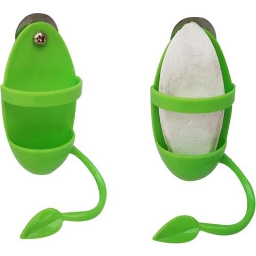 Parrot Feeder with Standing Rack Fruit Vegetable Holder Plastic Hanging Food Container Cage Accessory Pet Bird Feeding Supplies