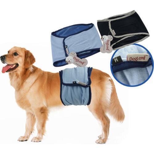 Washable Dog Diaper Female Male Durable Doggy Diaper Wrap Diaper French Bulldog Physiological Underwear Sanitary