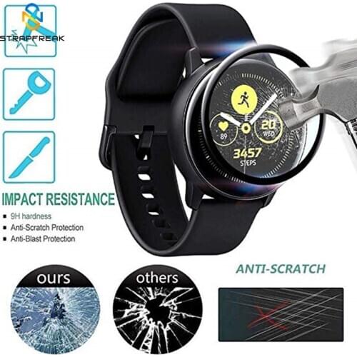 2pcs/lot Soft Screen Protector for Samsung Galaxy Watch Active 1 2 Protective Film Guard Anti Explosion Anti-shatter PET Cover