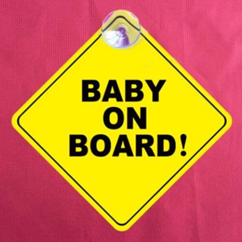 Car Sticker Baby ON BOARD Warning Safety Sign Stickers Vinyl Decal Car Styling for Body Door Window Sticker