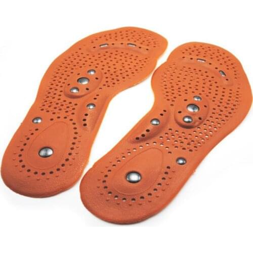 New 1 Pair Foot Care Health Magnetic Therapy Massage Silicon Gel Insoles Comfort Silicone Pads For Shoes Insole Cushion