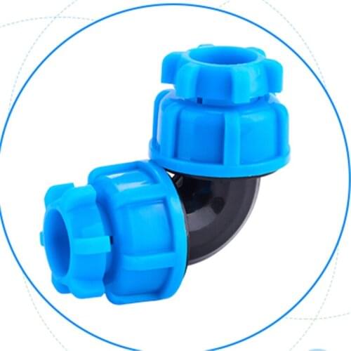 2021 New PE Water Pipe Fittings Quick Connector Fittings Direct 4&6 Points 25 Union