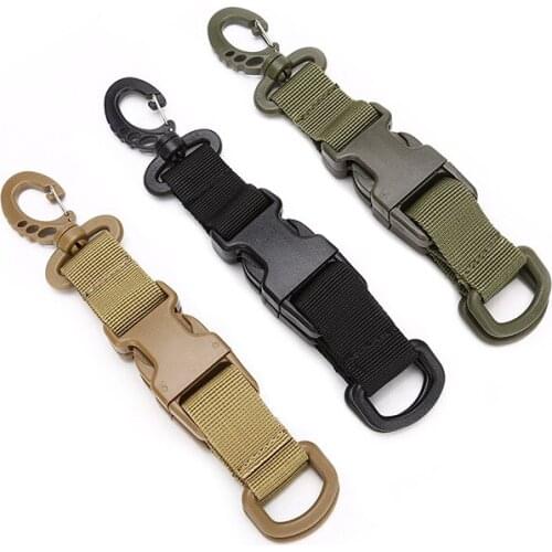 2021 Brand New Rotating Hang Buckle Outdoor Backpack Carabiner Key D-shaped Waist Bag Hanging Ring Climbing Accessories