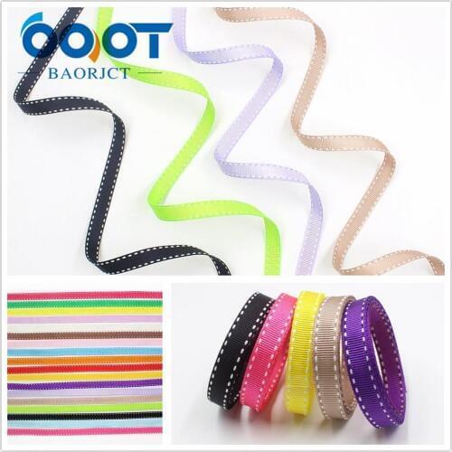 OOOT BAORJCT,10mm 20yards,I-19807-1813,Solid Color Ribbons Thermal transfer Printed grosgrain,DIY Clothing handmade materials