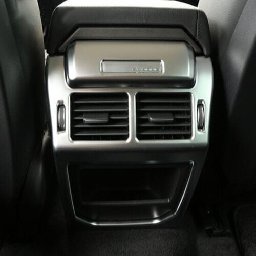 Back Row Armrest Box Air Condition Outlet Vents Decorative Cover Sticker Trim For Range Rover Evoque Interior Accessories