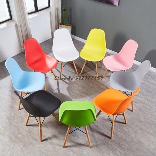 Nordic chair modern minimalist dining chair household makeup backrest stool ins net red lazy desk chair
