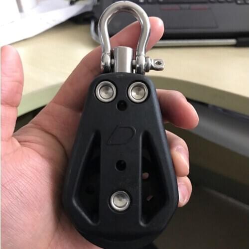 Port Sail Pulley Plastic Pulley Pailing Rope Special Pulley U Groove pulley Bearing U Groove Wheels 1pcs/lot Free Shipping