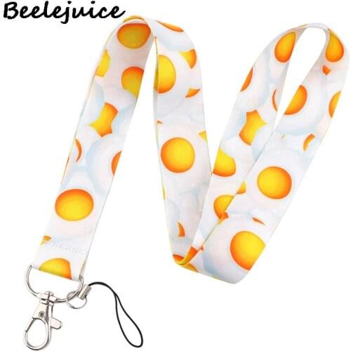 Egg Yolk Classical Style Lanyard For keys The 90s Phone Working Badge Holder Neck Straps With Phone Hang Ropes webbings ribbons