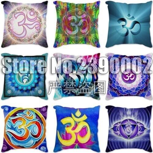 Sacred symbol universe and eternity Cushion Cover Cheap Pillow Covers for Sofa Seat Chair car Decorative Throw Pillowcase Linen