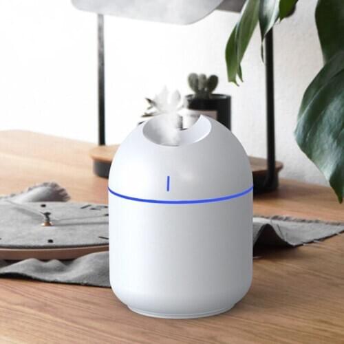 Ultrasonic Spray Mini Air Humidifier USB Cool Mist Maker Aroma Essential Oil Diffuser for Home Car Purifiers with LED Night Fan