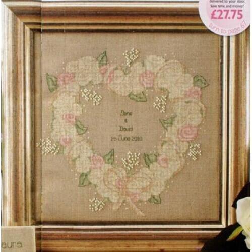 Fishxx Cross Stitch Col183-4 flowers [anniversary] Including the beads