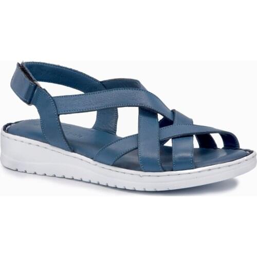 Gedikpaşalı ASY 20Y 12 BLUE Women Shoes Slippers-Sandals