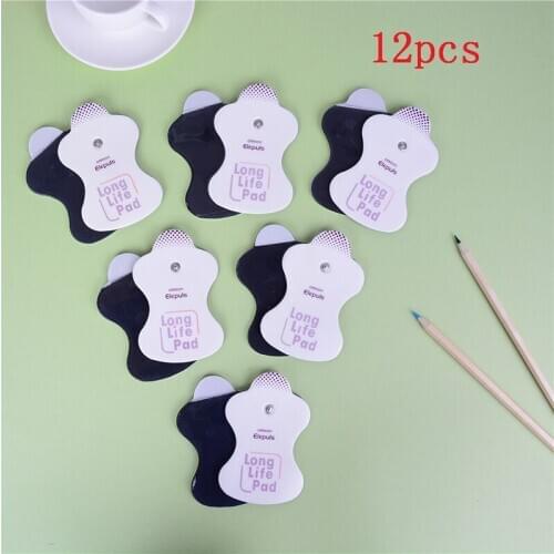 12pcs Electrode Replacement Self Adhesive Pads Digital For Tens Acupuncture Digital Therapy Machine Massager Pad