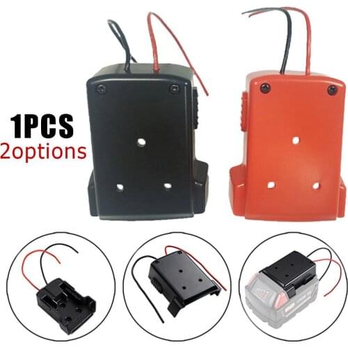 Battery Adapter For Milwaukee 18V XC18 M18 18V Li-Ion Battery DIY Power Tool Battery Converter 12 Awg Wires Connector Conversion
