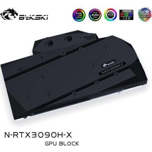 Bykski RTX 3090 3080 GPU Water Cooling Block For Liquid Cooler, All Founder Edition RTX3090 / 3080, 101.23