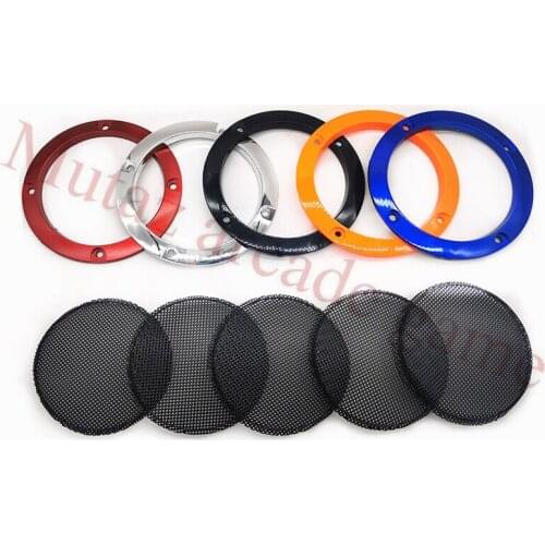 10PCS 3 inch Colorful Replacement Round Speaker Protective Mesh Net Cover Grille Circle Metal Audio Speaker Accessories