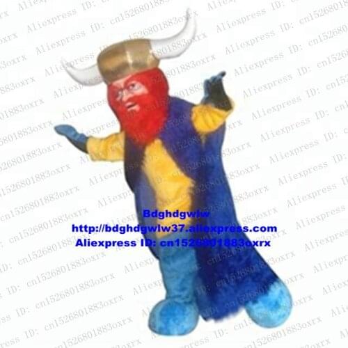 Viking Pirate Sea Rover Mascot Costume Adult Cartoon Character Outfit Suit Capping Ceremony Commercial Street zx2738