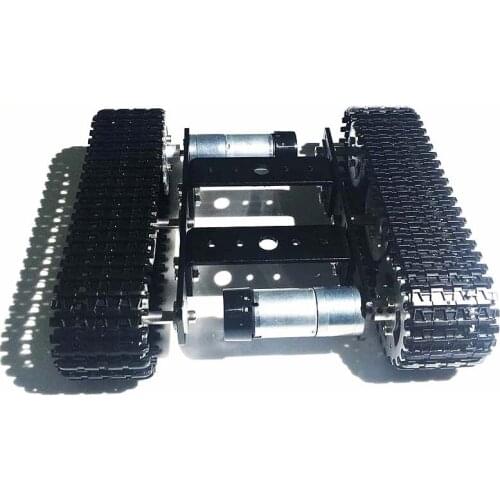 Metal tank model robot tracked car chassis diy track teaching crawler/caterpillar platform for arduino uno r3