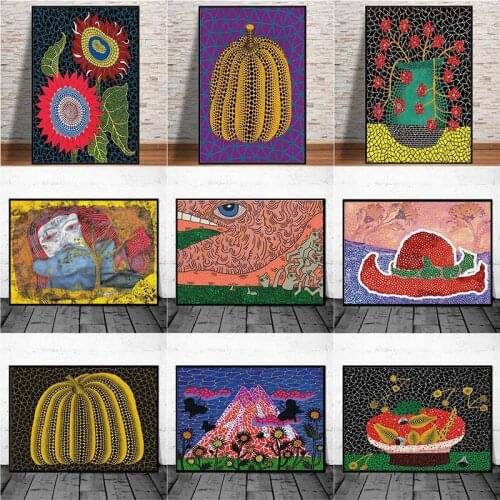 Fashion Pure Handwork Full Round Diamond 5D DIY Pictures Purple Pumpkin Paint Wall Art Plant Home Decoration Bedside Background