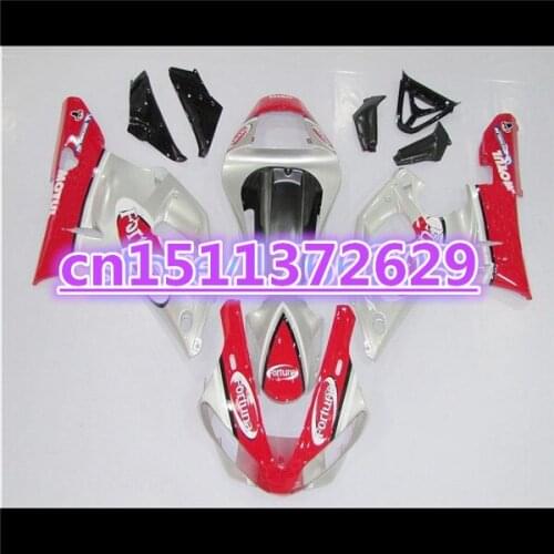 NEW For YZFR1 2000 2001 red silver 00-01 YZF1000 2000 2001 R1 YZF R1 YZF1000 2000-2001 ABS Fairing Set Plastic Kit-Dor D