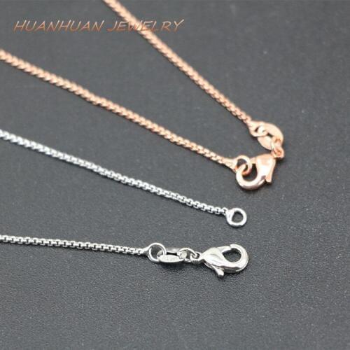 Romantic 2 Colors Copper Stainless Steel Link Chain For Women Charms Choker Necklace Chains Party Gifts Diy Jewelry 18inch B3384