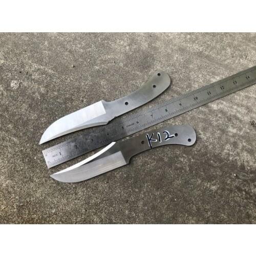 High quality sharp stainless steel blank diy handle 440C blade outdoor tactical survival knife EDC defense diving fixed blade