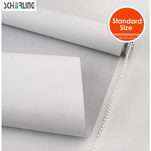SCHRLING Nordic Design Roller Blinds 95% UV Blocking Sunscreen Blackout Full Shading On Window Curtains for office Standard Size
