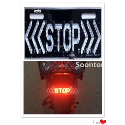 STOP LED Rear Lights Motorcycle Lighting MotoTail Brake Light Indicator Lamp for SUZUKI GSF600 Bandit GS1000 GS500E GS550M