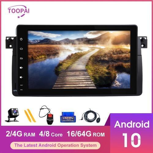 TOOPAI Android 10 For BMW E46 M3 Rover 3 1998-2005 MG ZT GPS Navigation Multimedia Player Auto Radio Stereo Head Unit IPS