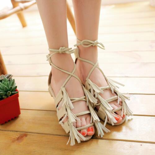 Ladies Shoes Sandalias Mujer fashion Plus Big Size 34-43 Shoes Women Sandals Sapato Feminino Summer Style Chaussure Femme V-19