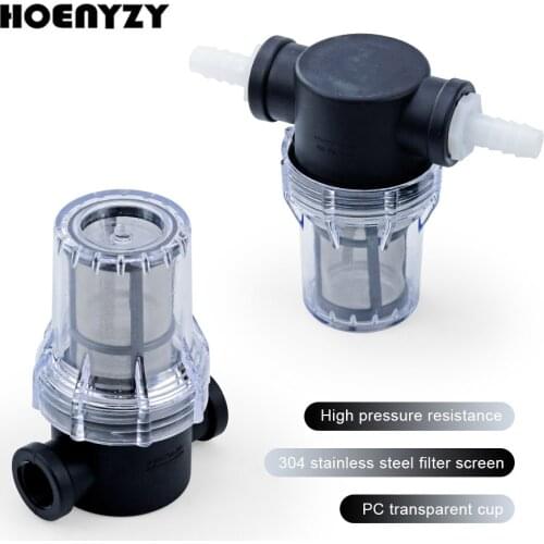 1/2" 3/4" Inline Filter With 10/14/16mm Joints For Home Brewing 100 Mesh Water & Beer Homebrew Fermenter