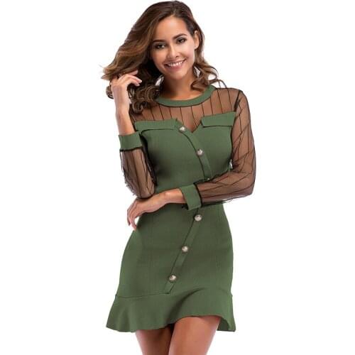 Модные вязаные платья Witbuy China At AliExpress