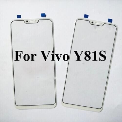 2PCS For Vivo Y81S Y 81S Outer Glass Lens For Vivo Y81 S touchscreen Touch screen Outer Screen VIVOy81s Glass Cover without flex