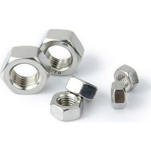 500pcs stainless steel hex nuts hexagon nut Hexagonal Nut Screw M5