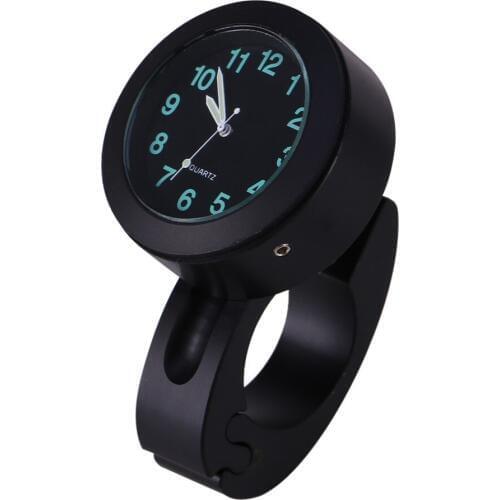 Car-Styling 7/8" Motorcycle Accessory Handlebar Mount Clock Watch Universal Black Color 2016 New