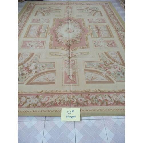 Free shipping 3x4meters European aubusson carpets for home decoration, French abusson hand weave rug