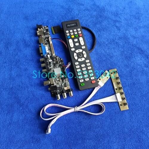 For LP156WD1 (TL)(A1)/(TL)(A2)/(TL)(B1)/(TL)(B2)/(TL)(B3) 1600*900 panel USB+AV LVDS 40-Pin DVB-T 3663 controller board kit