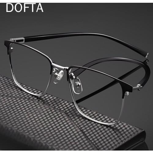 DOFTA Myopia Glasses Frame Men Square Prescription Eyeglasses Frames New Full Optical Korean Eyewear 5378