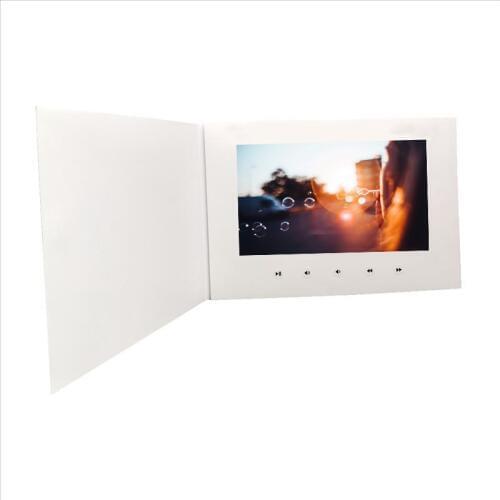 JABS 7 Inch New Video Brochure Cards for Presentations Digital Advertising Player 7 Inch Screen Video Greeting