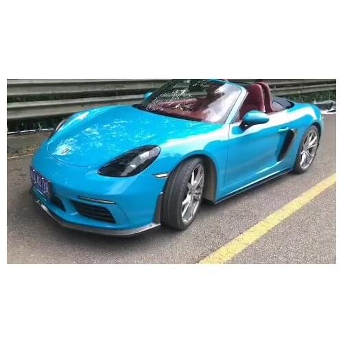Carbon Body Kit Bumper Front Lip Rear Diffuser Side Skirt Spoiler for 718 2016-2020