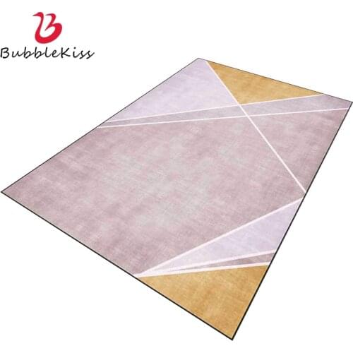 Bubble Kiss Nordic Style Carpets For Living Room Fashion Pink Rug Home Abstract Geometry Pattern Mat Girls Bedroom Anti Slip Pad