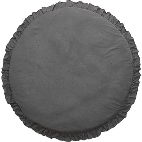 Round Kids Rugs Lace Soft Baby Floor Play Mat for Nursery Playroom Crawling Carpet Home Decor